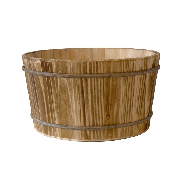 Set di 2 mastelli in legno brunito - immagine 3