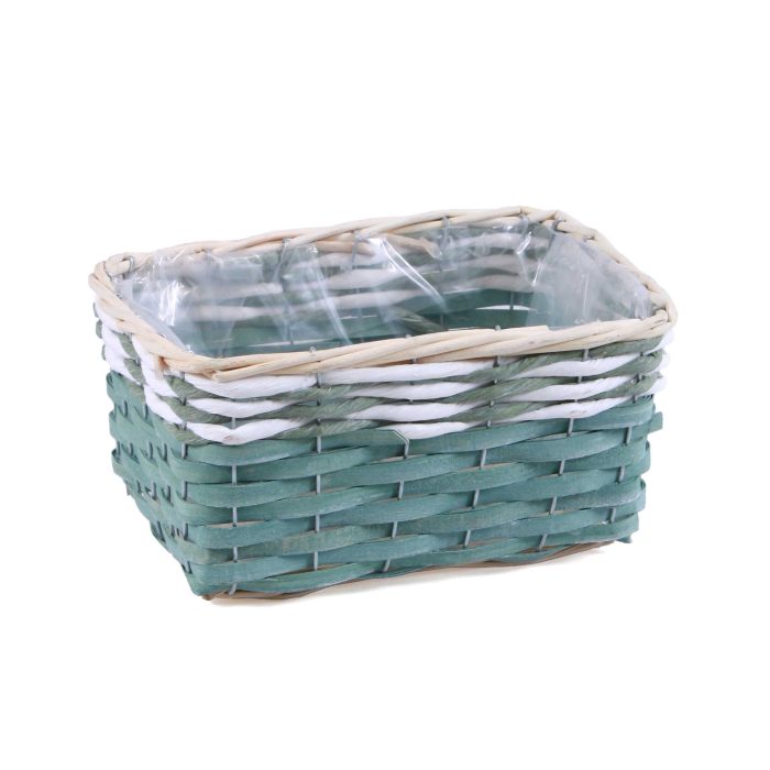 Set di 3 portavaso rettangolare in vimini e fibre naturali - immagine 3