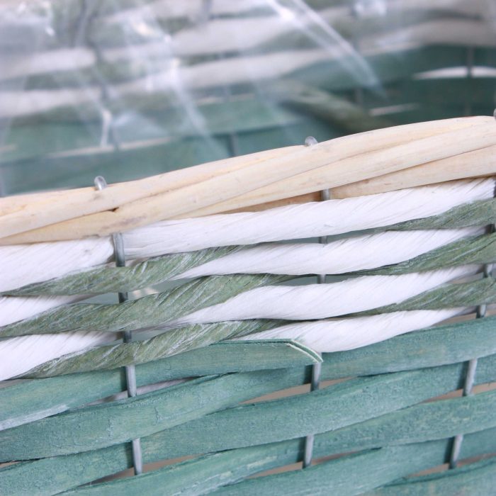 Set di 3 portavaso rettangolare in vimini e fibre naturali - immagine 5