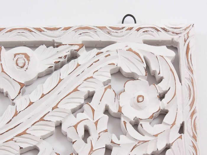 Pannello decorativo in mdf bianco - immagine 2