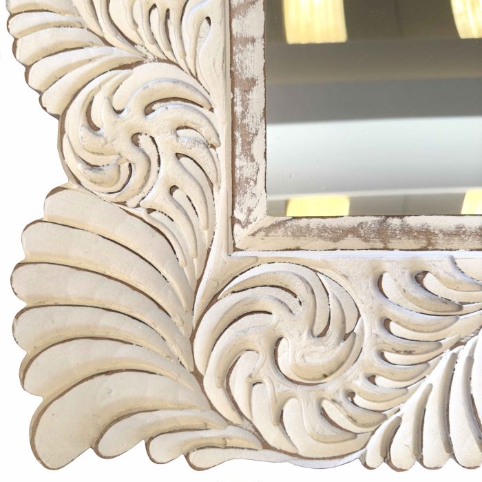 Specchio in mango sbiancato - immagine 3