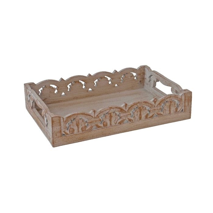 Set di 3 vassoi in legno di mango - immagine 4