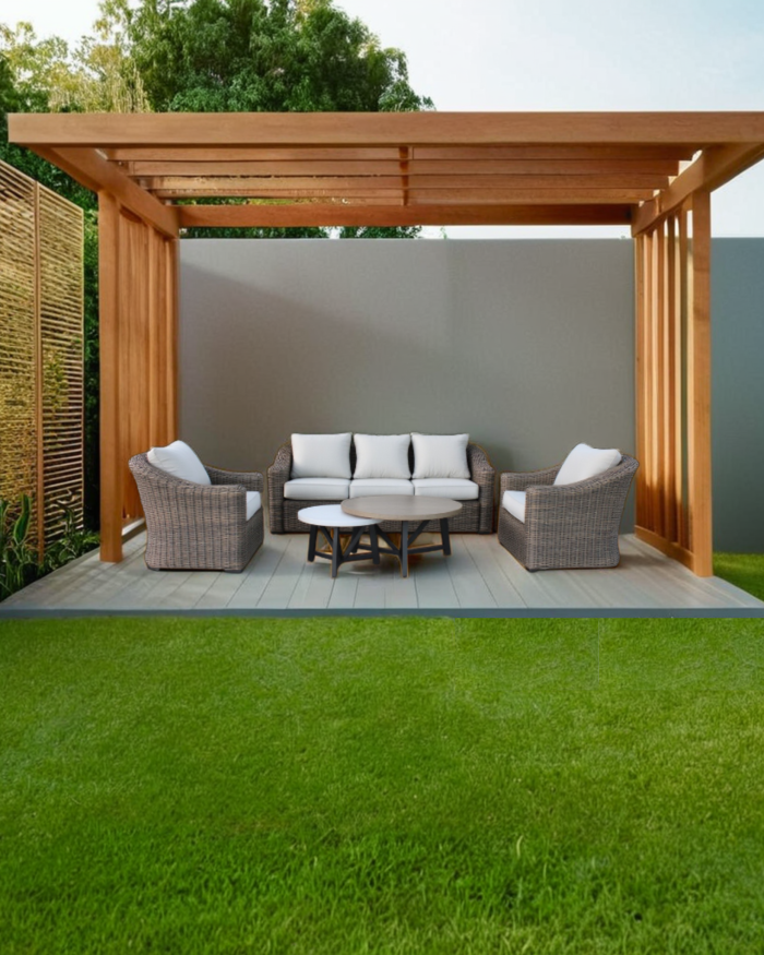 Salotto completo in polirattan King - immagine 2