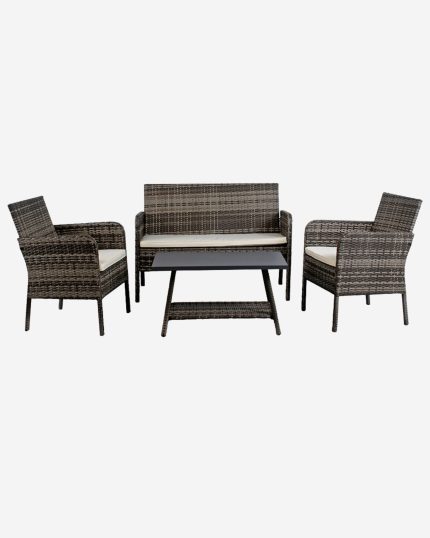 salotto relax completo in polirattan "Lory"
