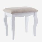 Sgabello imbottito in legno di pino ed mdf