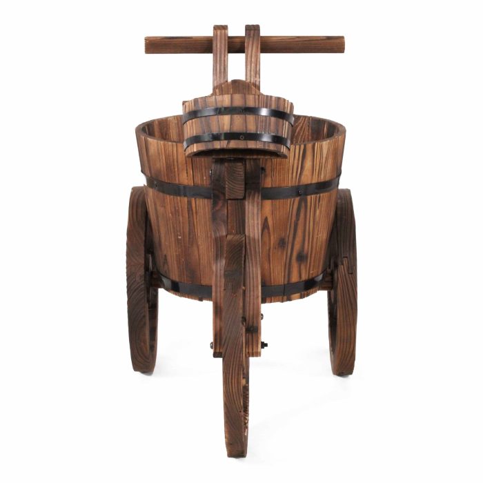 Portavaso in legno di abete - immagine 3