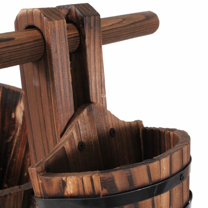 Portavaso in legno di abete - immagine 4