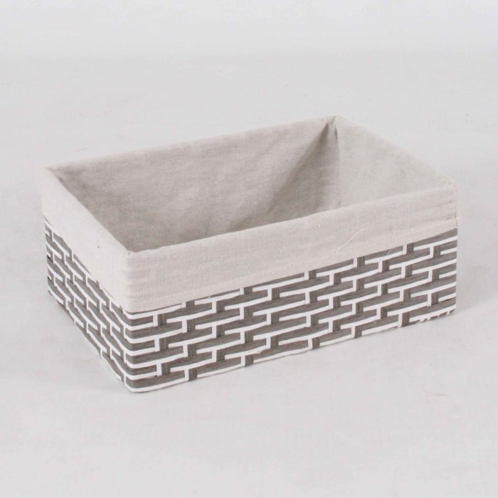 Set 3 vaschette in cellulosa tessile foderate - immagine 3