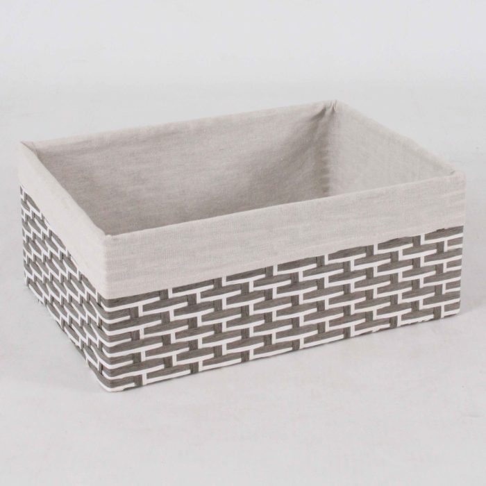 Set 3 vaschette in cellulosa tessile foderate - immagine 2