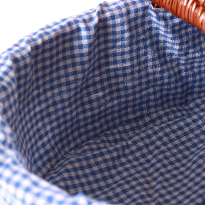 Cesto da pic nic foderato - immagine 3