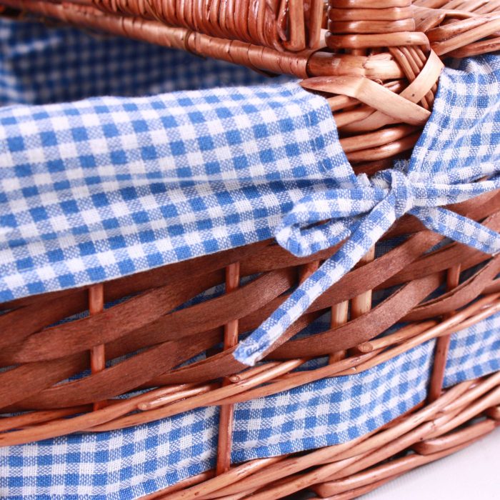 Cesto da pic nic foderato - immagine 4