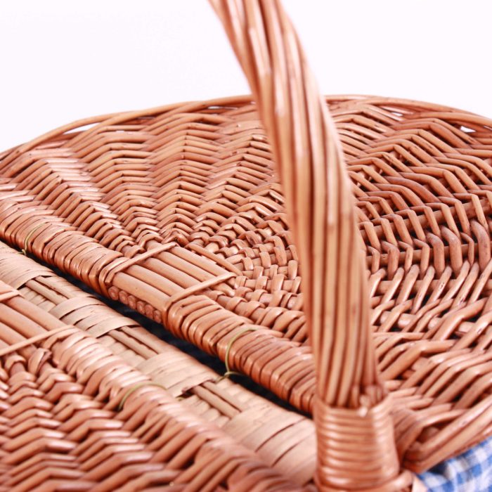 Cesto da pic nic foderato - immagine 5