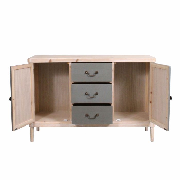 Credenza in legno di pino ed MDF "Elisabetta" - immagine 3