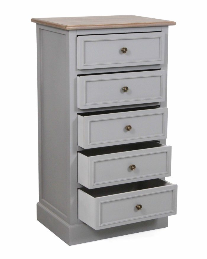 Cassettiera in legno di pino ed Mdf "Vicenzo" - immagine 3