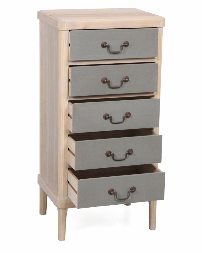 Cassettiera in legno di pino “Elisabetta” - immagine 2