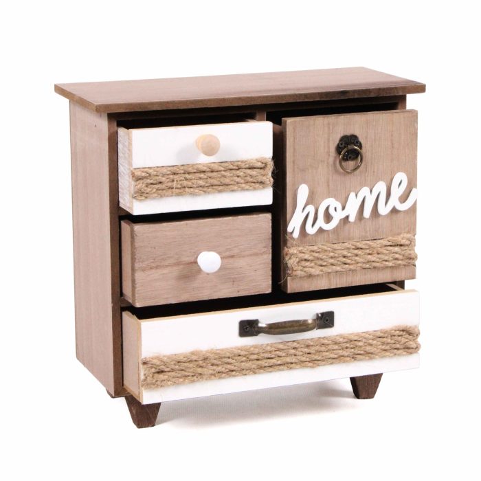 Portagioie in mdf e juta “Home” - immagine 2