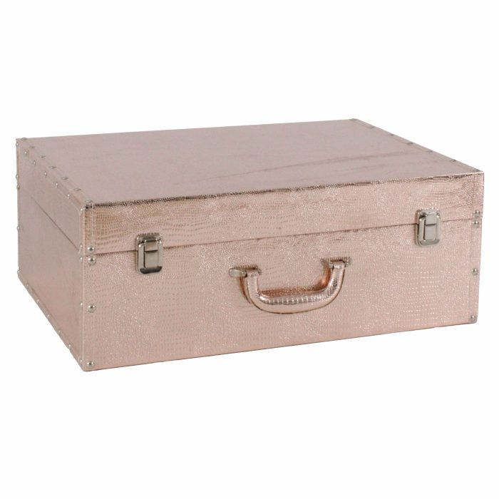 Set di 3 valigie metallizzate - immagine 3