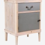 Comodino in legno di pino ed mdf "Elisabetta"