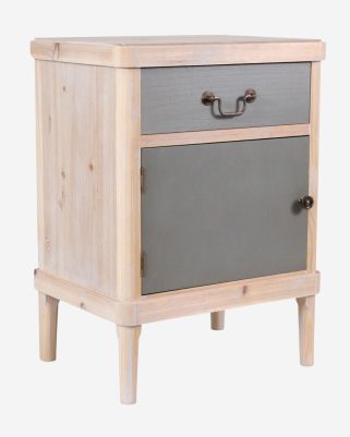 Comodino in legno di pino ed mdf "Elisabetta"
