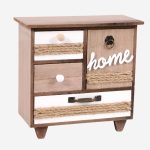 Portagioie in mdf e juta “Home”