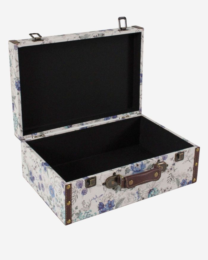 Set di 3 valigie decorative floreali - immagine 2