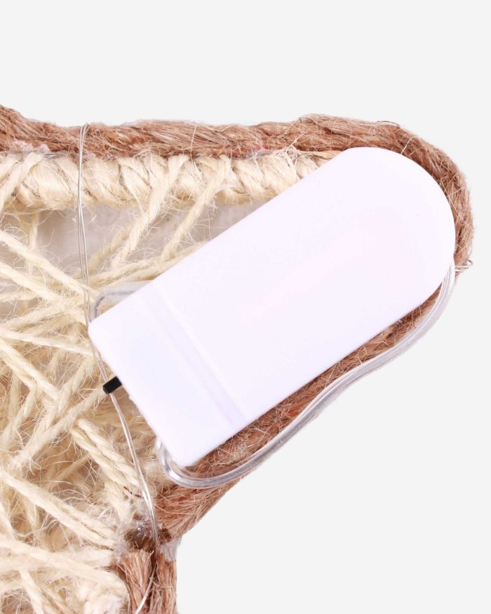 Stella di natale decorativa piccola con luci LED 15cm - immagine 2