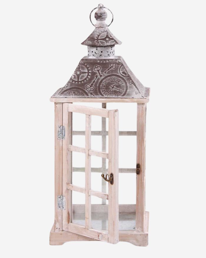 Lanterna in abete sbiancato - immagine 2