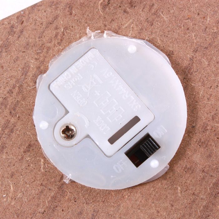 Campana decorativa natalizia con led con pupazzo di neve - immagine 4