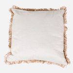 Cuscino in cotone crema 45x45 cm