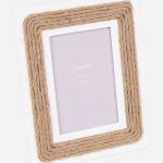 Portafoto in legno e juta (19H24)