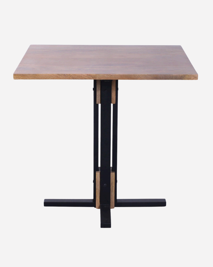 Tavolo da pranzo in legno di mango e metallo Piero - immagine 2