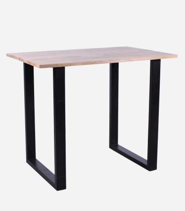 Tavolo bar in legno di mango e metallo