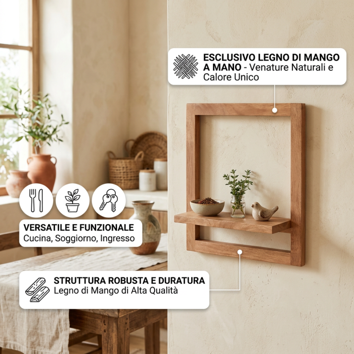 Mensola in mango Siros - immagine 4