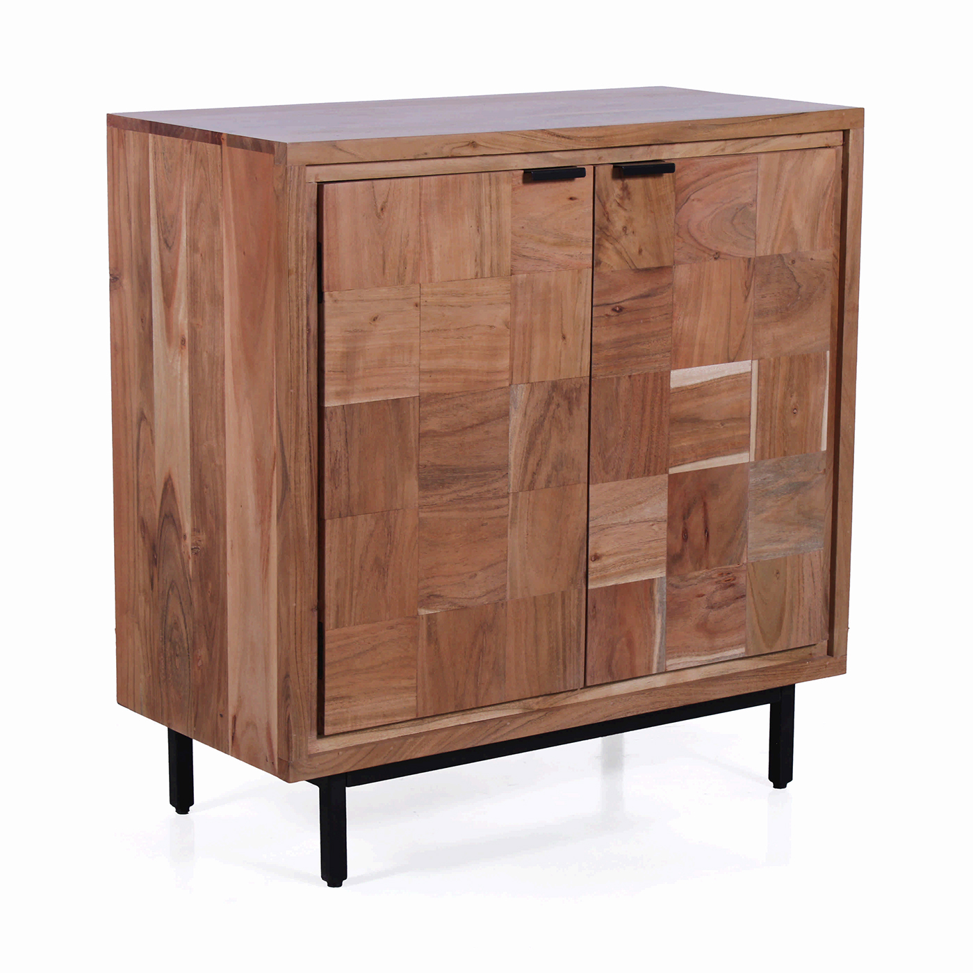 62-TK4105 Credenza quadrata in acacia "Enzo"