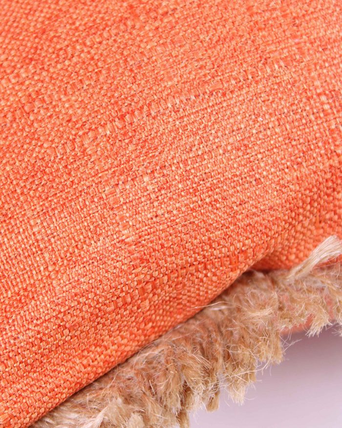 Cuscino in cotone arancio 45×45 cm - immagine 2