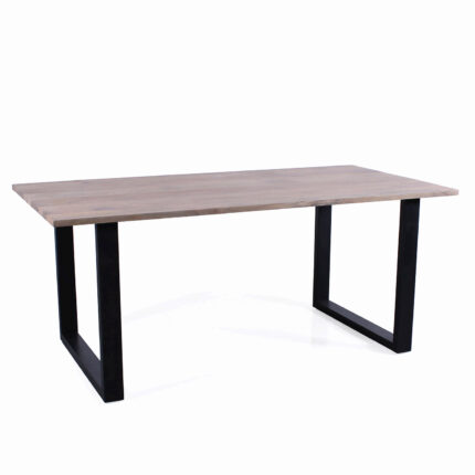 Tavolo da pranzo in mango e metallo 180x90 "Dino"