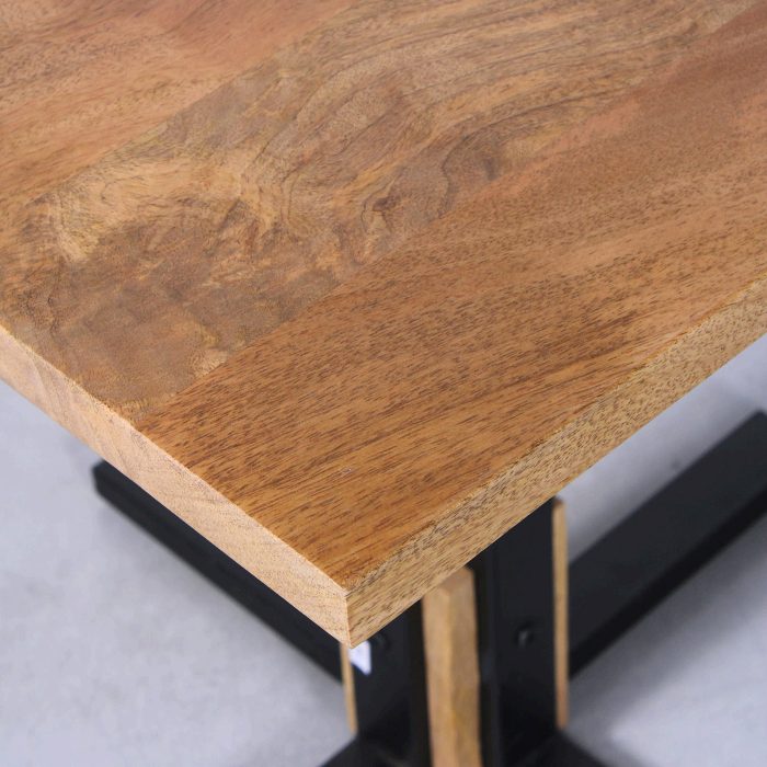 Tavolo da pranzo in legno di mango e metallo Piero - immagine 3