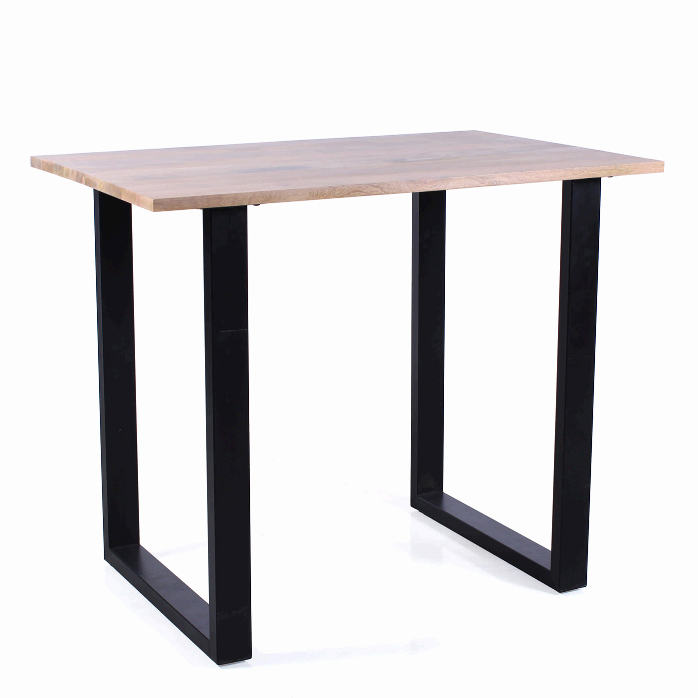 63-TK5113 Tavolo bar Piero in legno di mango e metallo nero 120x80x100 cm