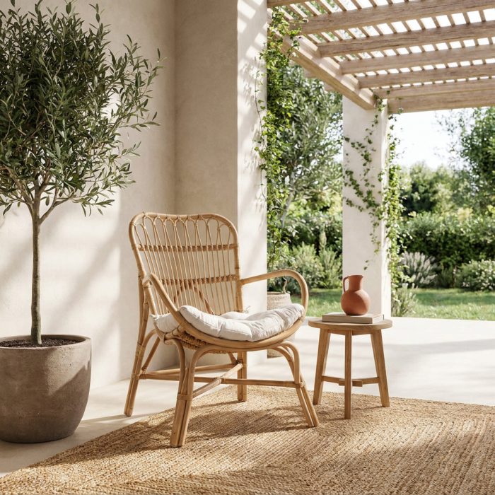 Poltrona in rattan "Nagano" - immagine 2