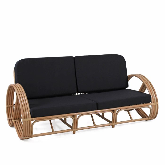 Salotto completo in rattan Pretzel - immagine 3