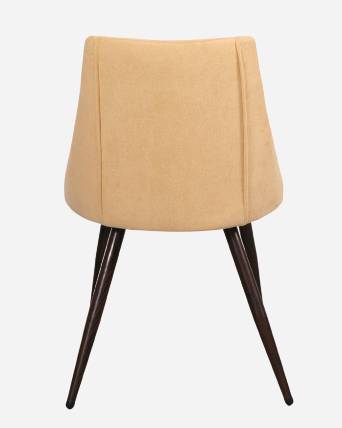 Sedia da pranzo in velluto giallo Tara - immagine 5