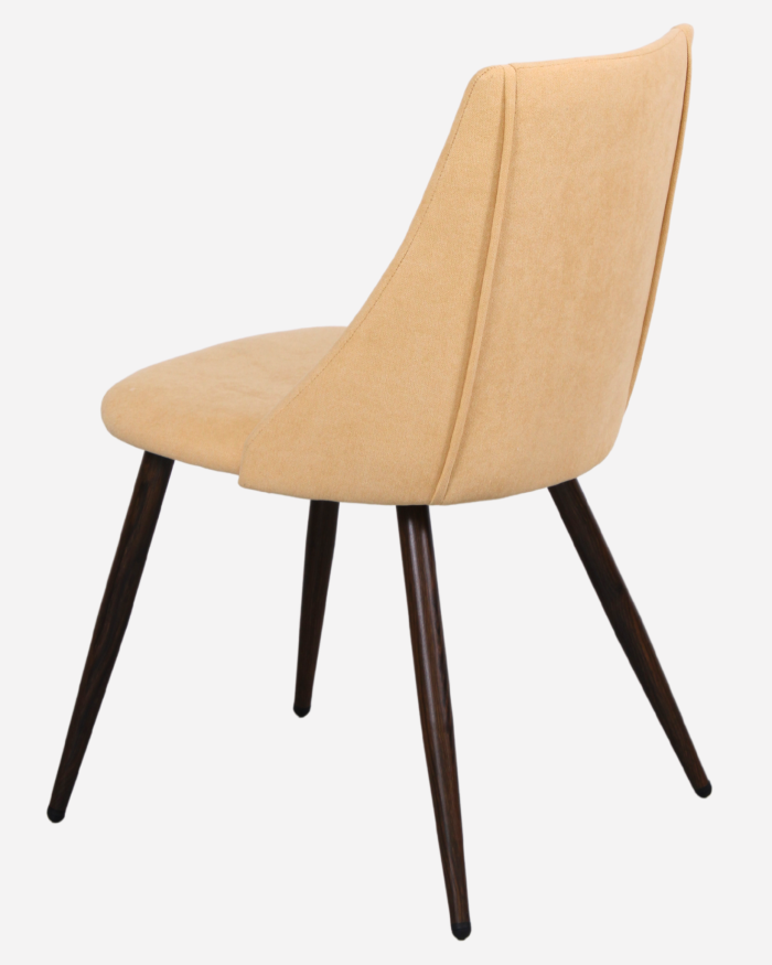 Sedia da pranzo in velluto giallo Tara - immagine 6