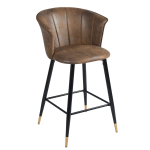 Sgabello alto marrone "Galileo"