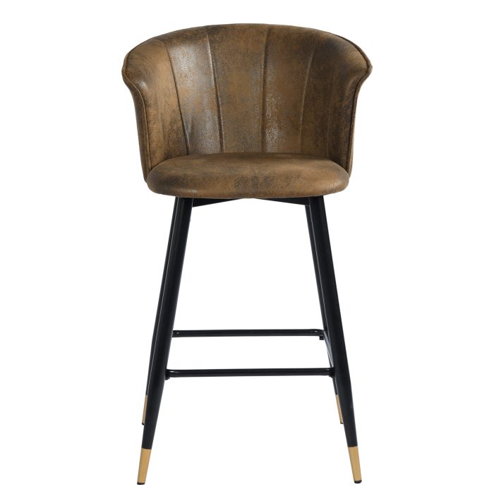 Sgabello alto marrone "Galileo" - immagine 6