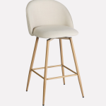 Sgabello girevole alto Chiara