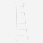 Scala in ferro bianco anticato