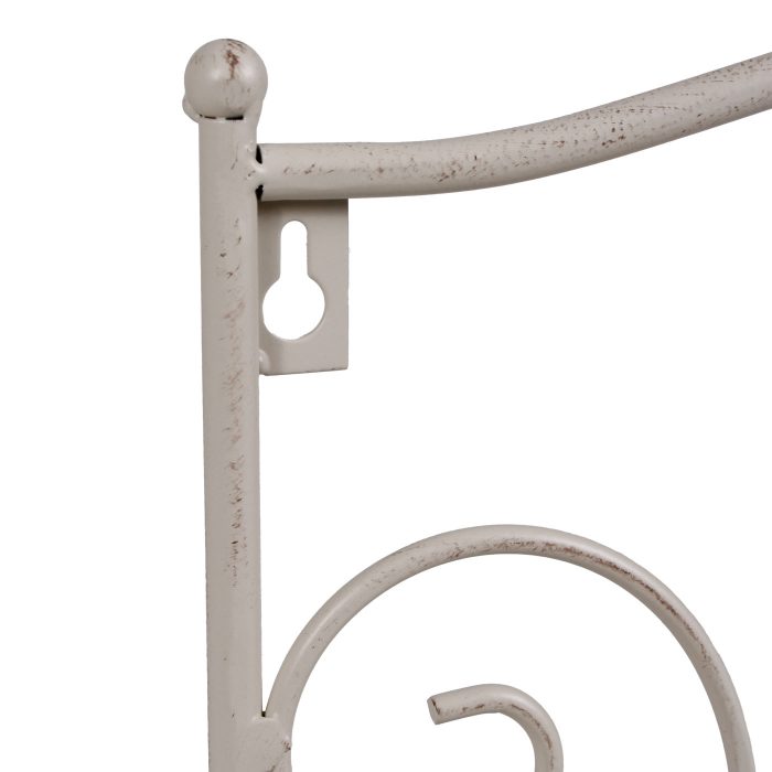 Mensola in ferro bianco anticato - immagine 4