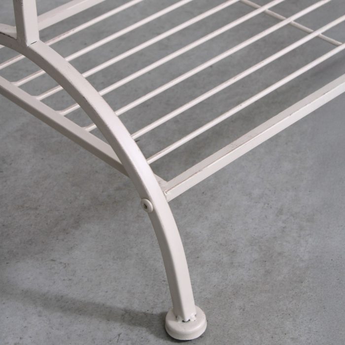 Attaccapanni in ferro bianco anticato - immagine 4