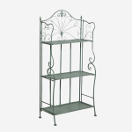 Etagere in Metallo verde anticato