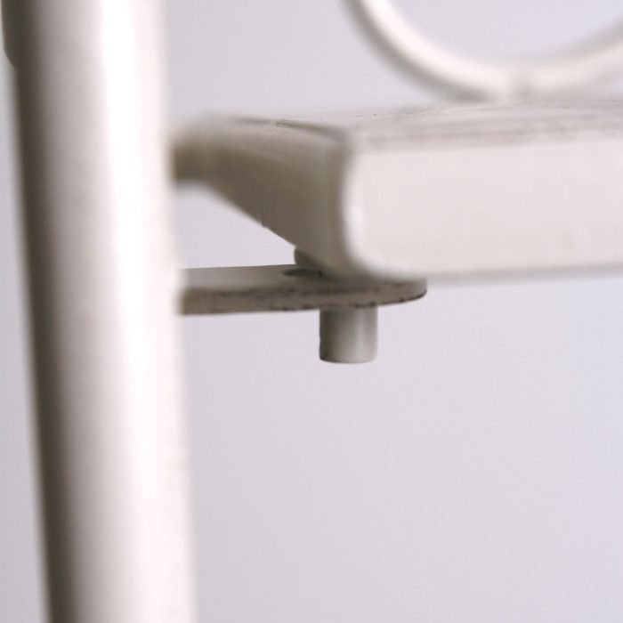 Etagere in metallo bianco anticato - immagine 5